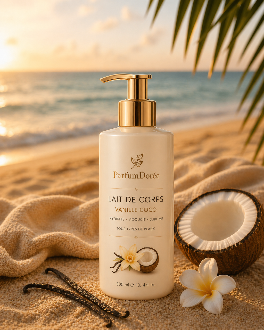 Lait de Corps Vanille Coco – ParfumDorée