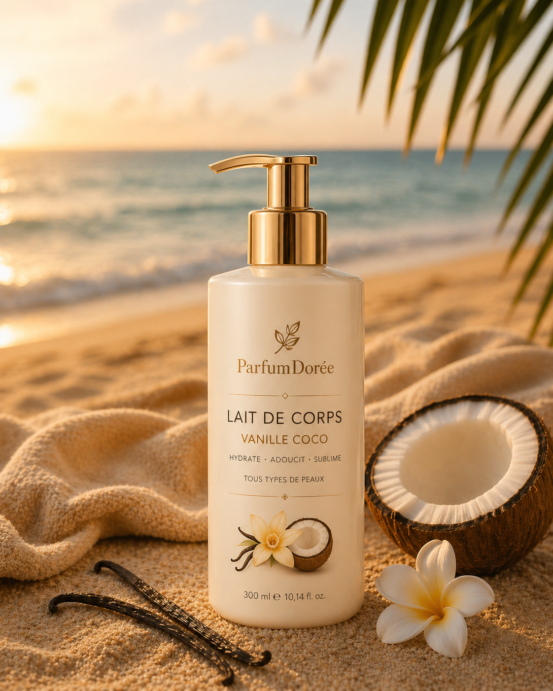 Lait de Corps Vanille Coco – ParfumDorée