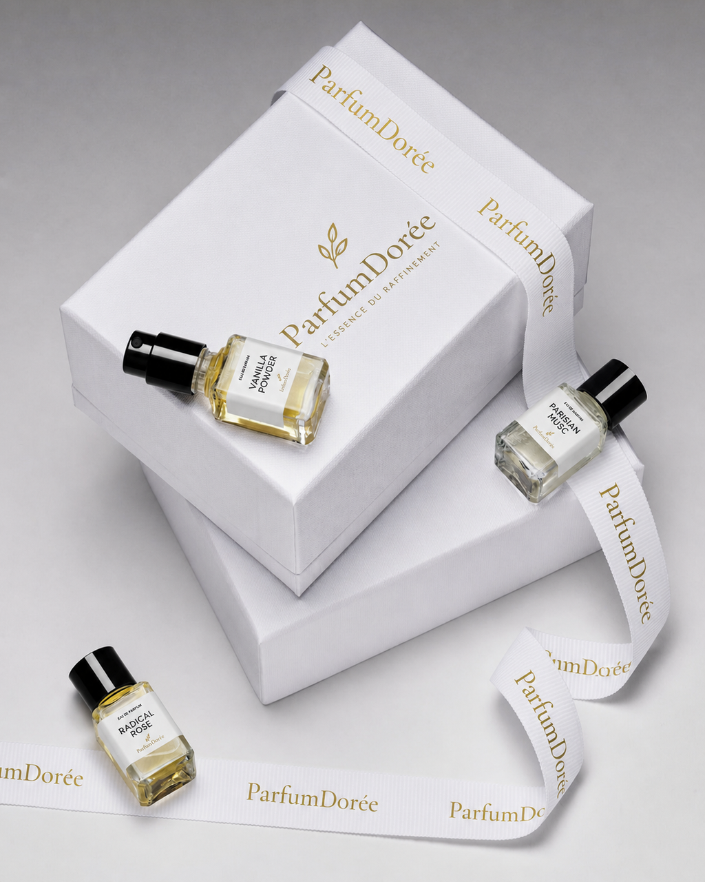 Coffret Découverte ParfumDorée – 3 Miniatures de Parfum
