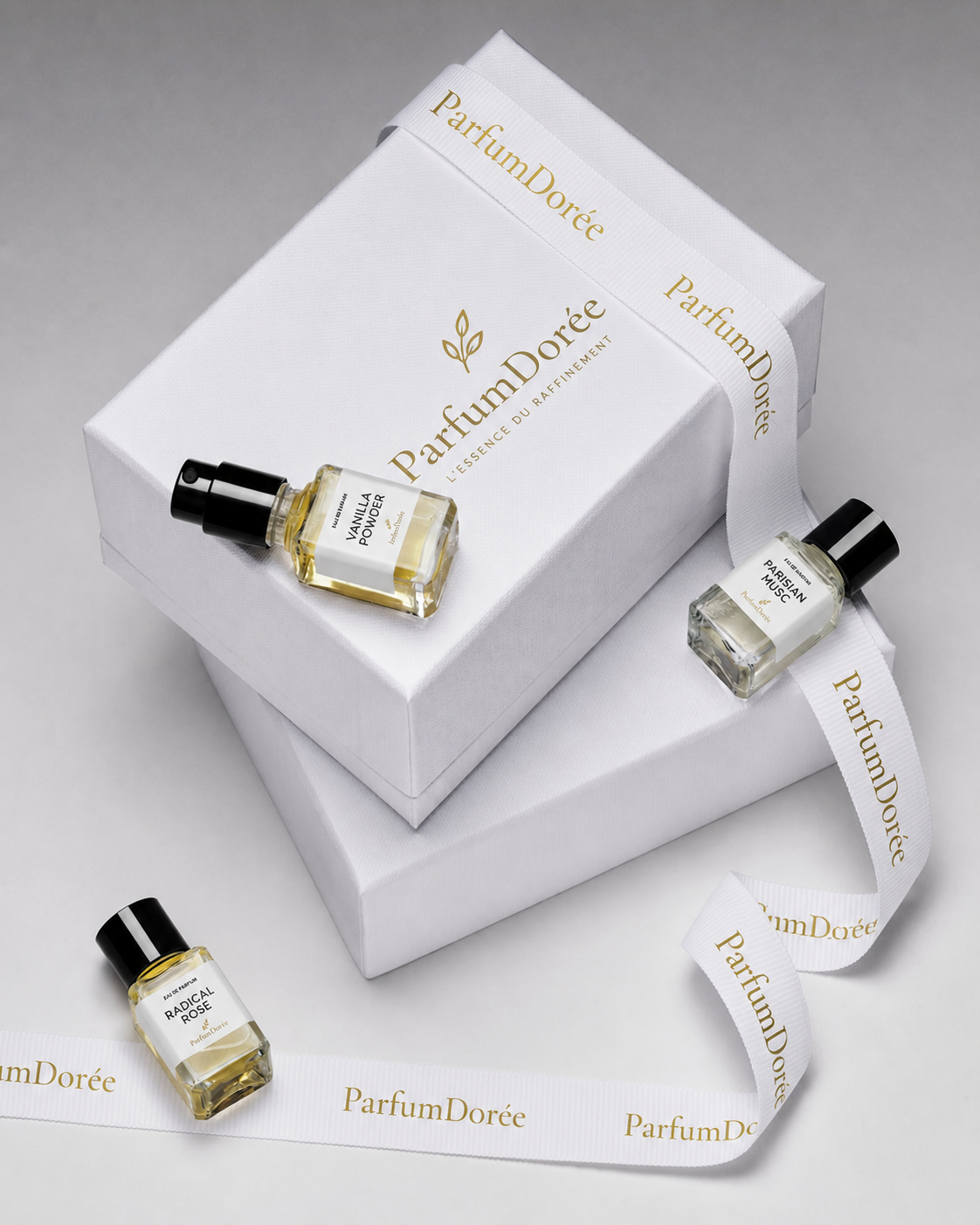 Coffret Découverte ParfumDorée – 3 Miniatures de Parfum
