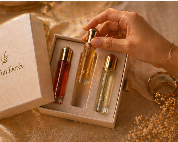 Coffret Découverte ParfumDorée — 3 x 20ml